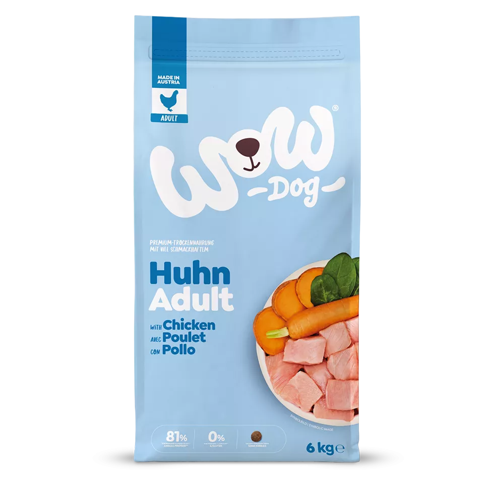 WOW DOG TROCKEN ADULT Huhn