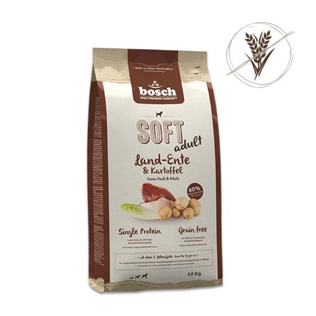 Bosch HPC Soft/Plus Adult Land-Ente & Kartoffel | 1 kg
