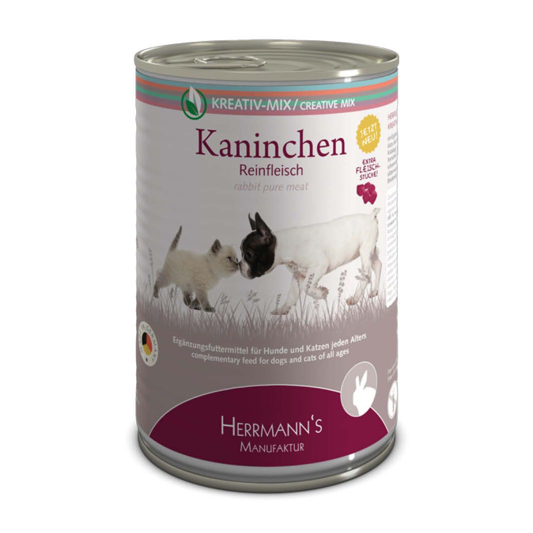 Herrmanns Selection - Reinfleisch Kaninchen | 6 x 800 g