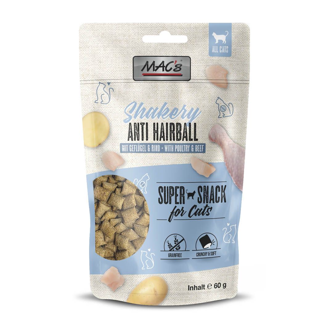 MAC's - Cat - Shakery Snack Anti-Hairball | 60 g