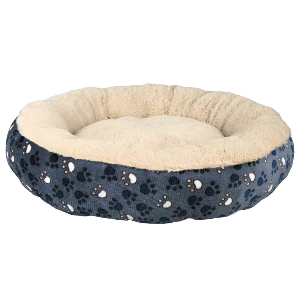 TRIXIE Bett Tammy, rund, blau/beige | ø 70 cm