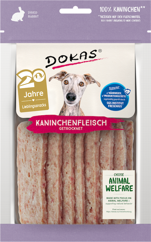 Dokas Kaninchenfleisch getrocknet