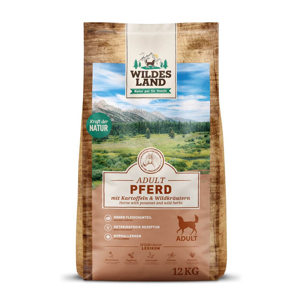 Wildes Land Classic Adult - Pferd mit Kartoffeln und Wildkräutern | 12 kg