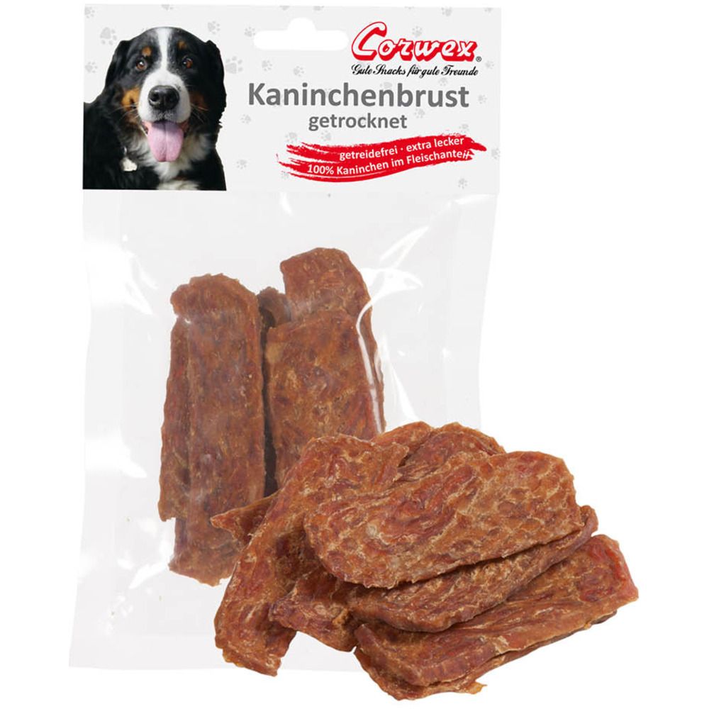 Corwex Kaninchenbruststreifen getrocknet | 12 x 70 g