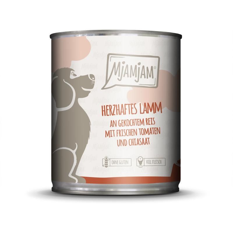 MjAMjAM Dog - Junior - Saftiges Hühnchen mit Ei | 6 x 800 g