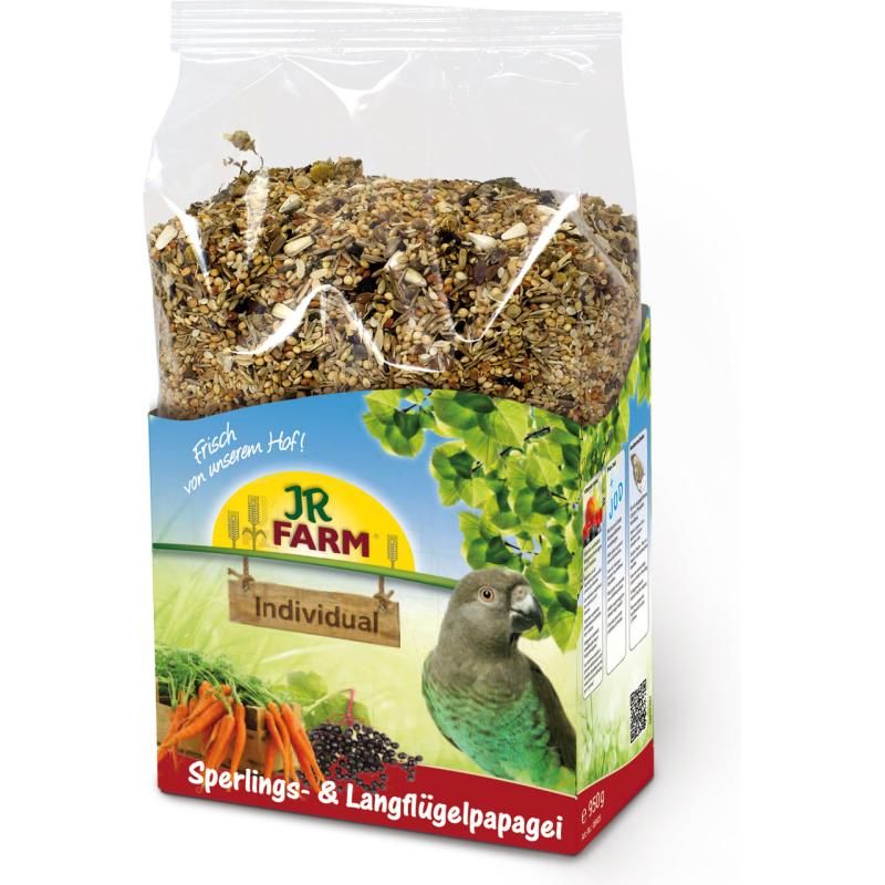 JR Birds Individual Sperlings-Langflügelpapageien | 4 x 1 kg