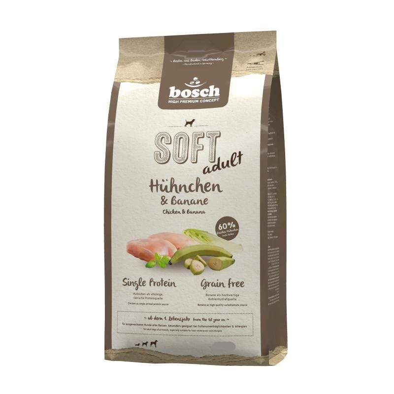Bosch HPC Soft/Plus Adult Hühnchen & Banane | 2 x 12,5 kg