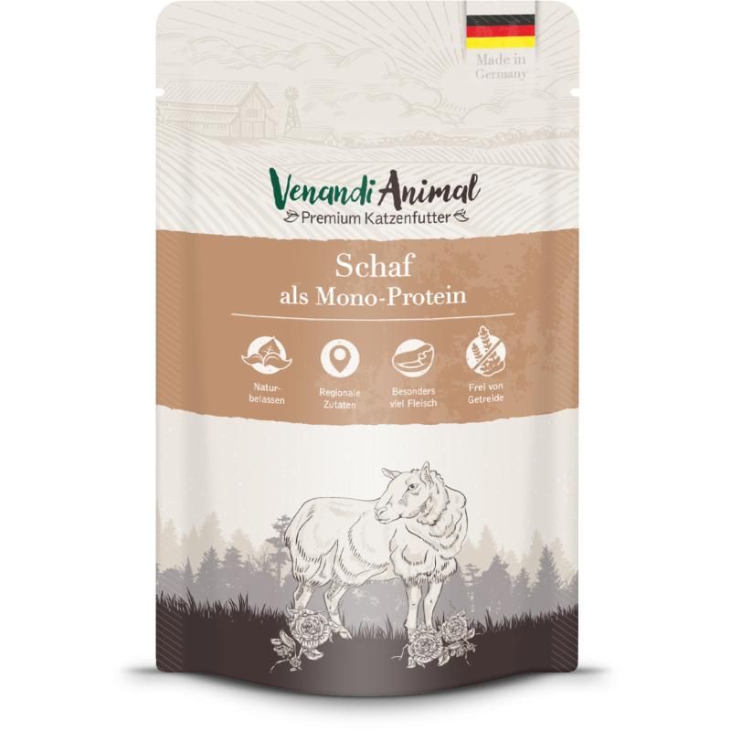 Venandi Animal - Schaf als Monoprotein | 12 x 125 g