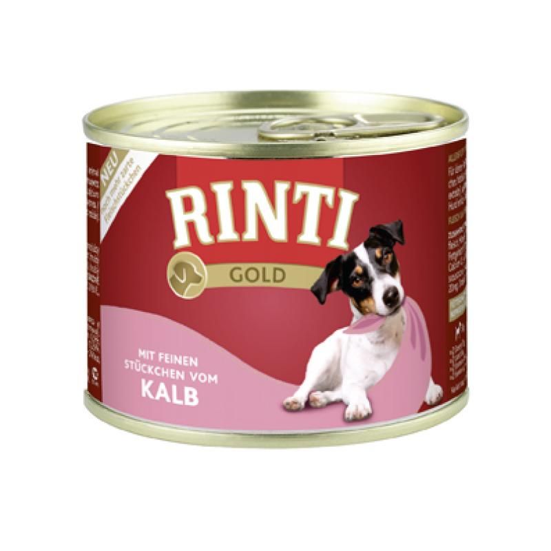 Rinti Gold mit echten Kalbsstückchen | 12 x 185 g