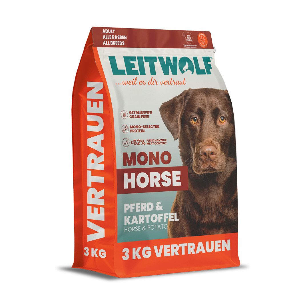 Leitwolf MONO HORSE Adult Pferd & Kartoffel | 3 kg | 3 kg | leit0028