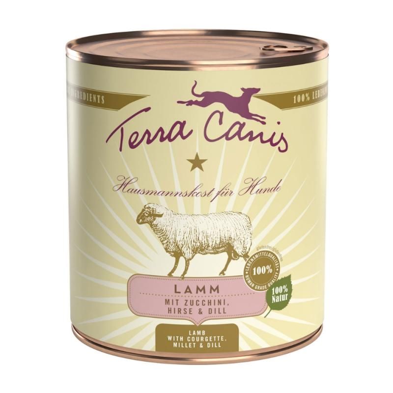 Terra Canis Classic - Lamm mit Zucchini, Hirse & Dill | 6 x 800 g