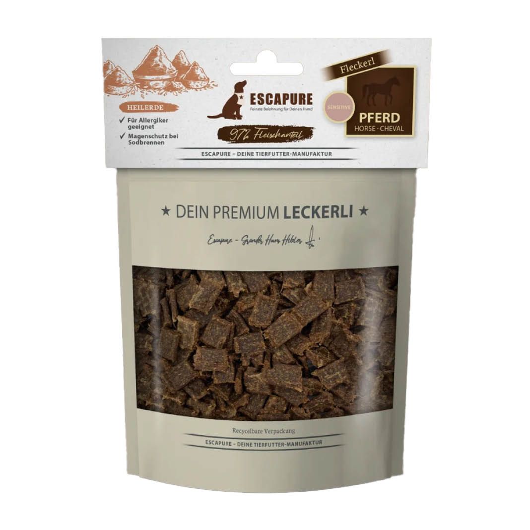Escapure Fleckerl mit Heilerde Pferd