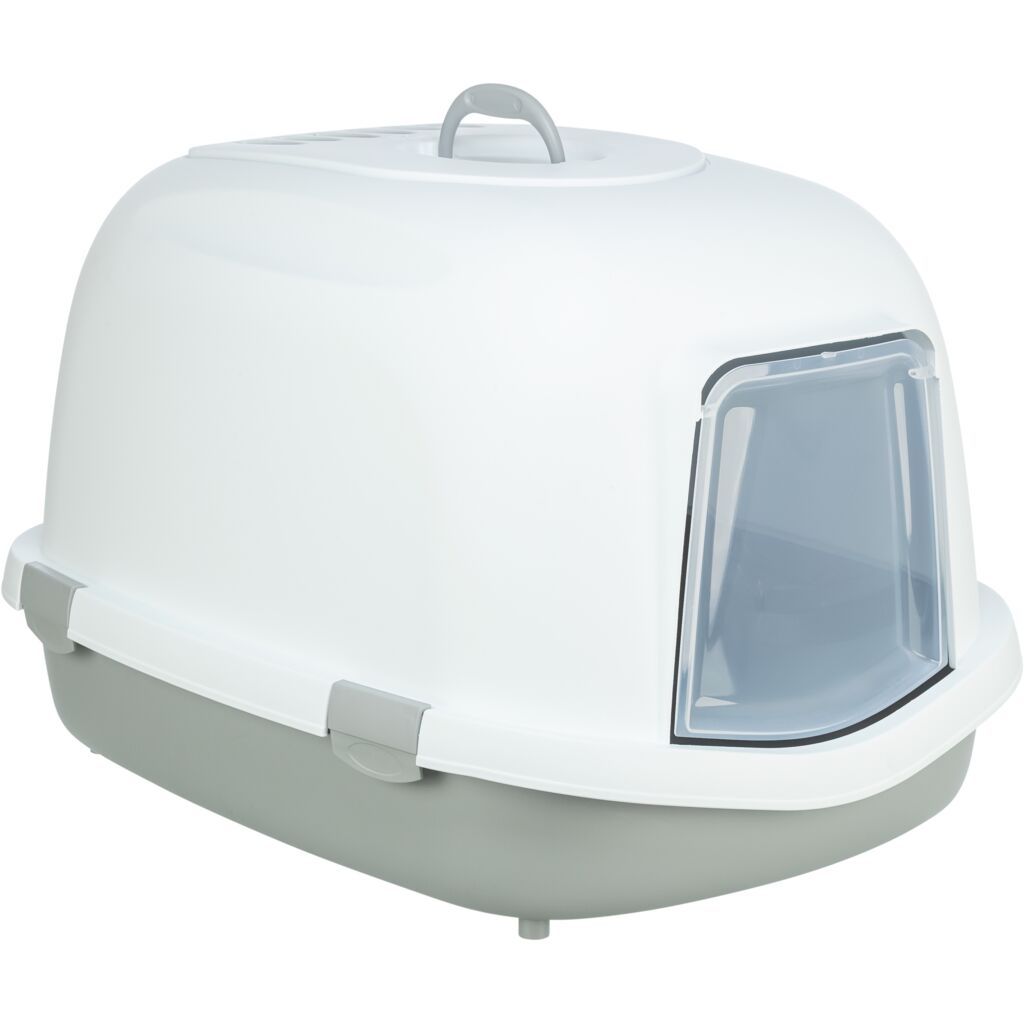 TRIXIE Katzentoilette Primo XXL Top, grau/weiß | 56 × 47 × 71 cm