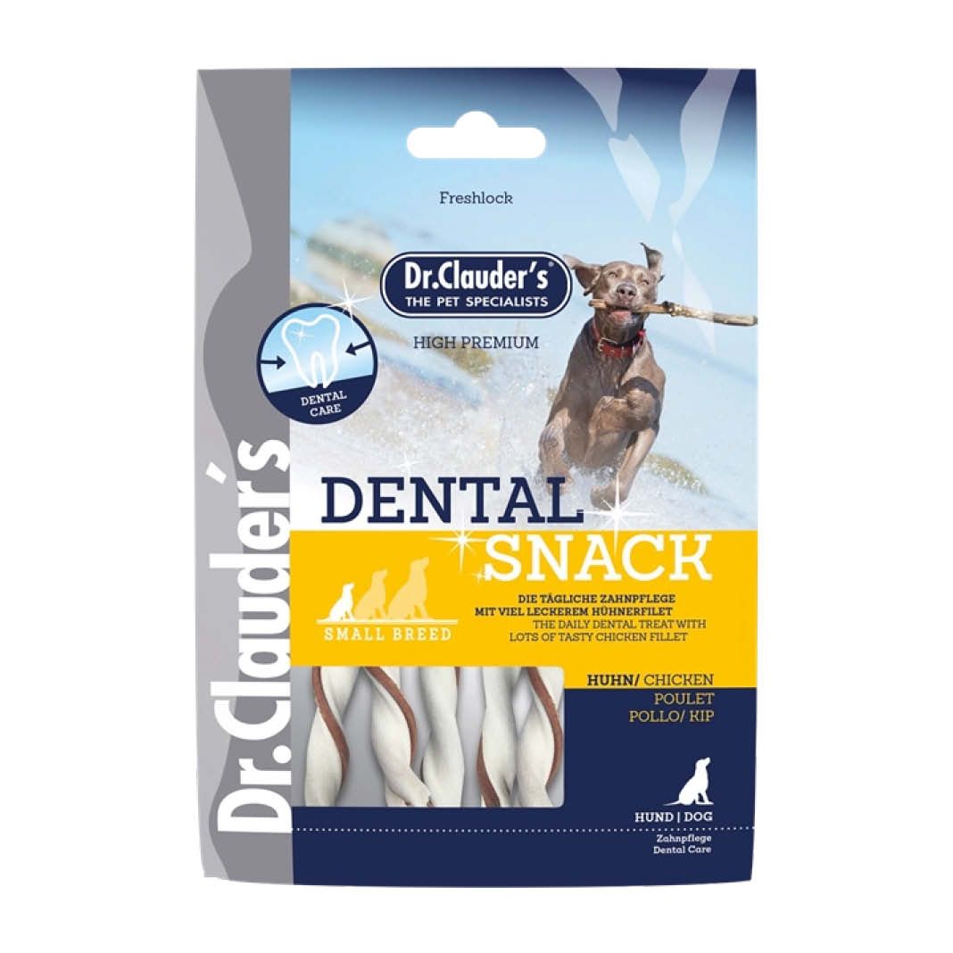 Dr. Clauder's Dental Snack Huhn - Small Breed | 10 x 80 g