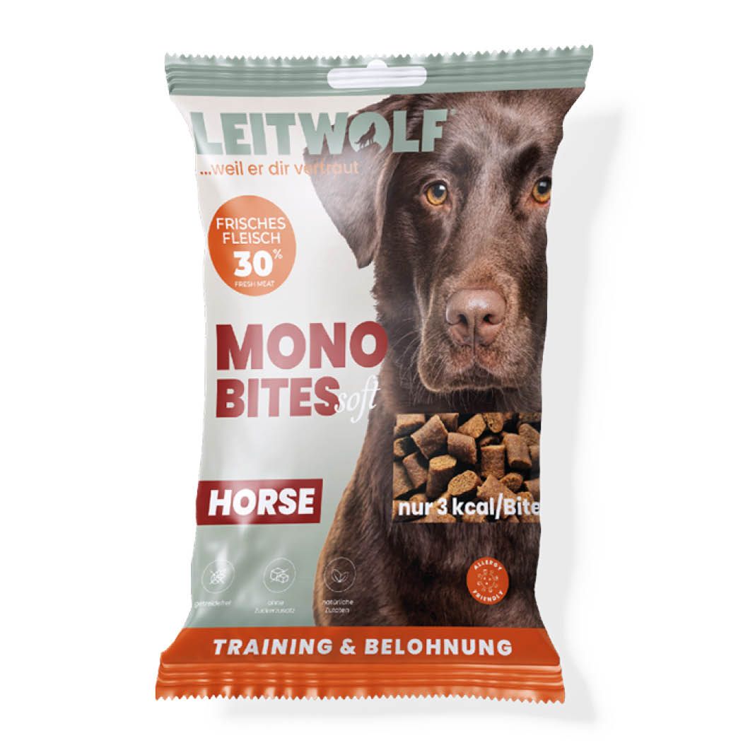 Leitwolf Mono Bites Horse | 80 g