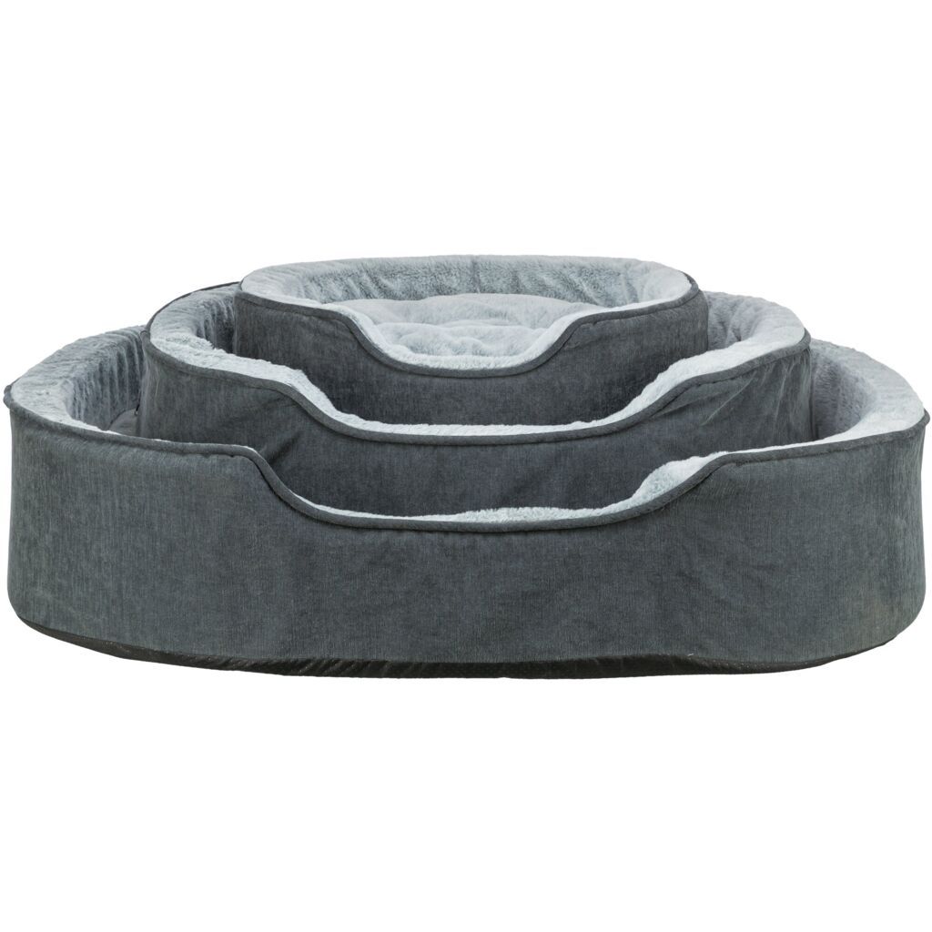 Trixie Grau Vital Bett Lino Soft, Oval, /Hell | 60 X 45 Cm