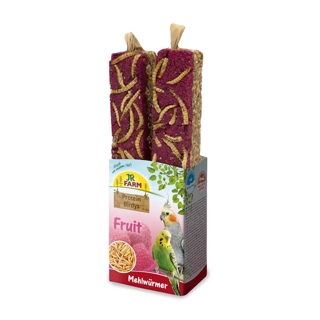 JR Birds Protein-Birdys Fruit Mehlwürmer | 150 g