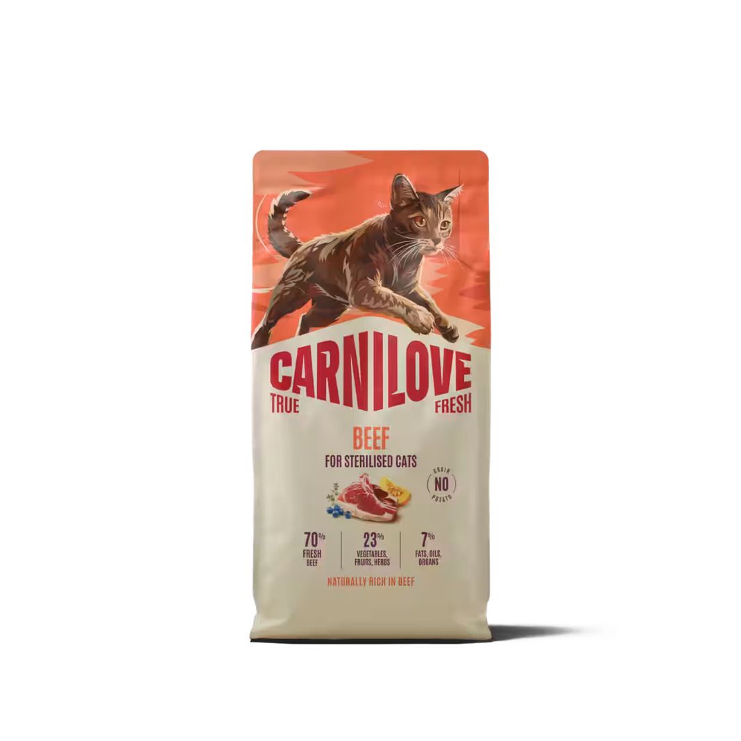 Carnilove Cat True Fresh - Adult Sterilised - Rind | 2 x 6 kg