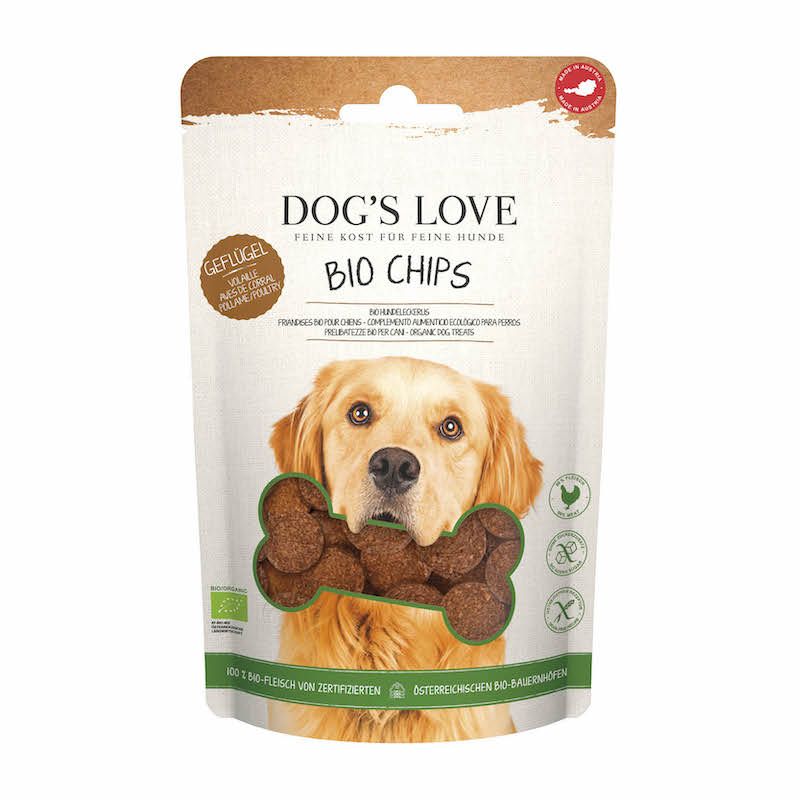 DOG'S LOVE CHIPS BIO Geflügel