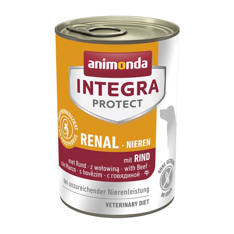 animonda INTEGRA PROTECT - Dose - Adult - Renal - mit Rind | 6 x 400 g