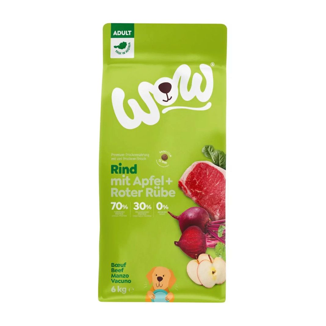 WOW ADULT Rind mit Apfel und roter Rübe | 12 kg