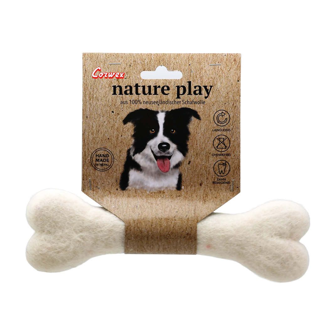 Corwex C-play Filz Knochen - weiß
