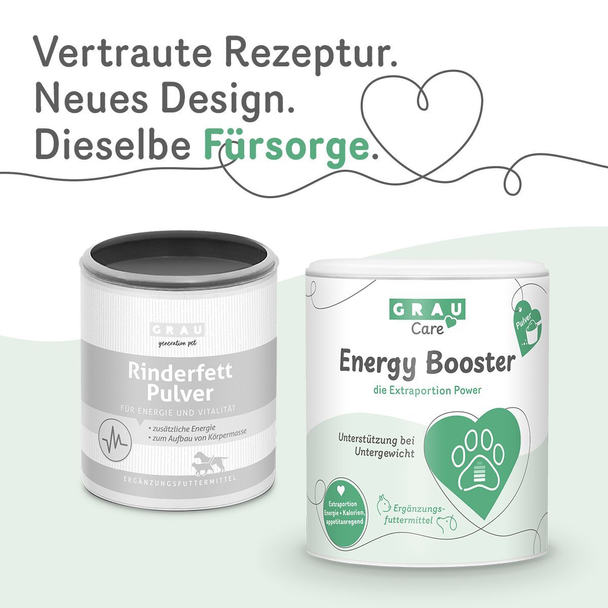 Grau Hund & Katze Rinderfett-Pulver | 50 g