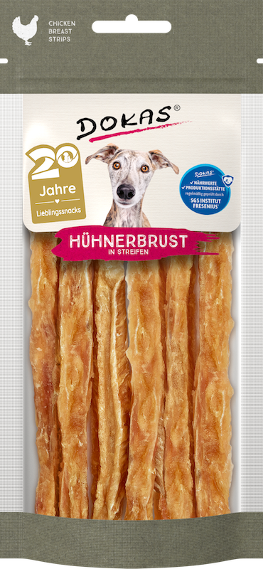 Dokas Hühnerbrust in Streifen - Tierwohl Haltung | 50 g