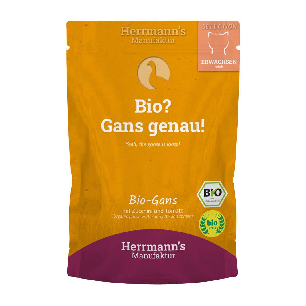 Herrmanns Selection Cat - Kaninchen und Käse | 12 x 200 g