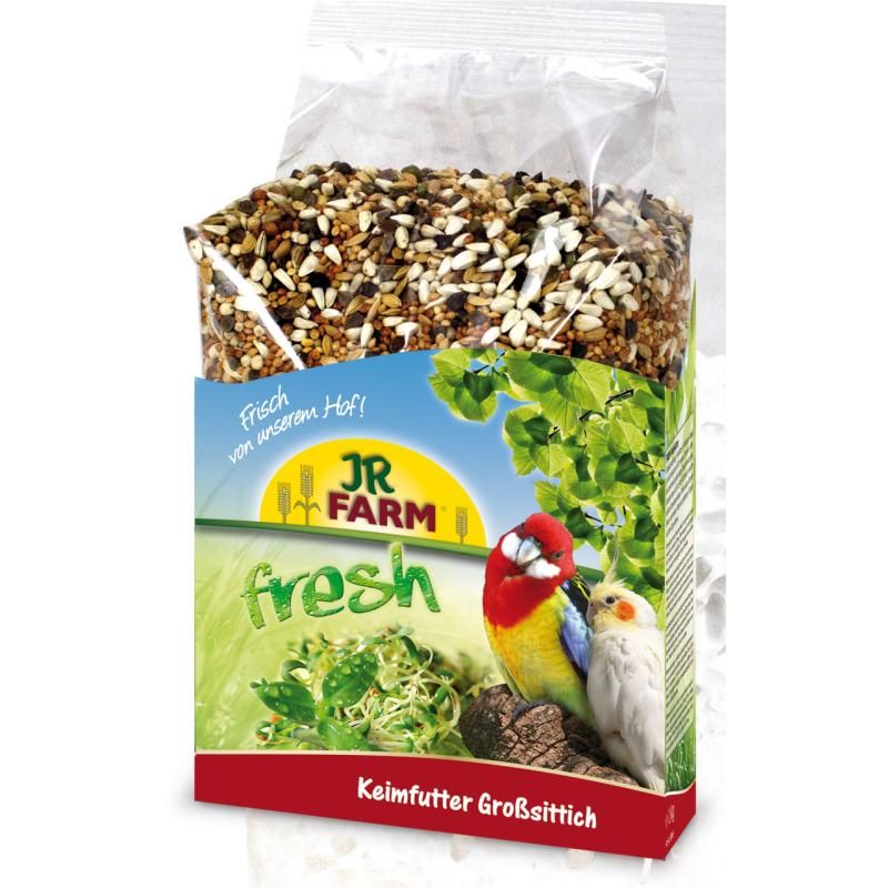 JR Birds Keimfutter Großsittich | 4 x 1 kg