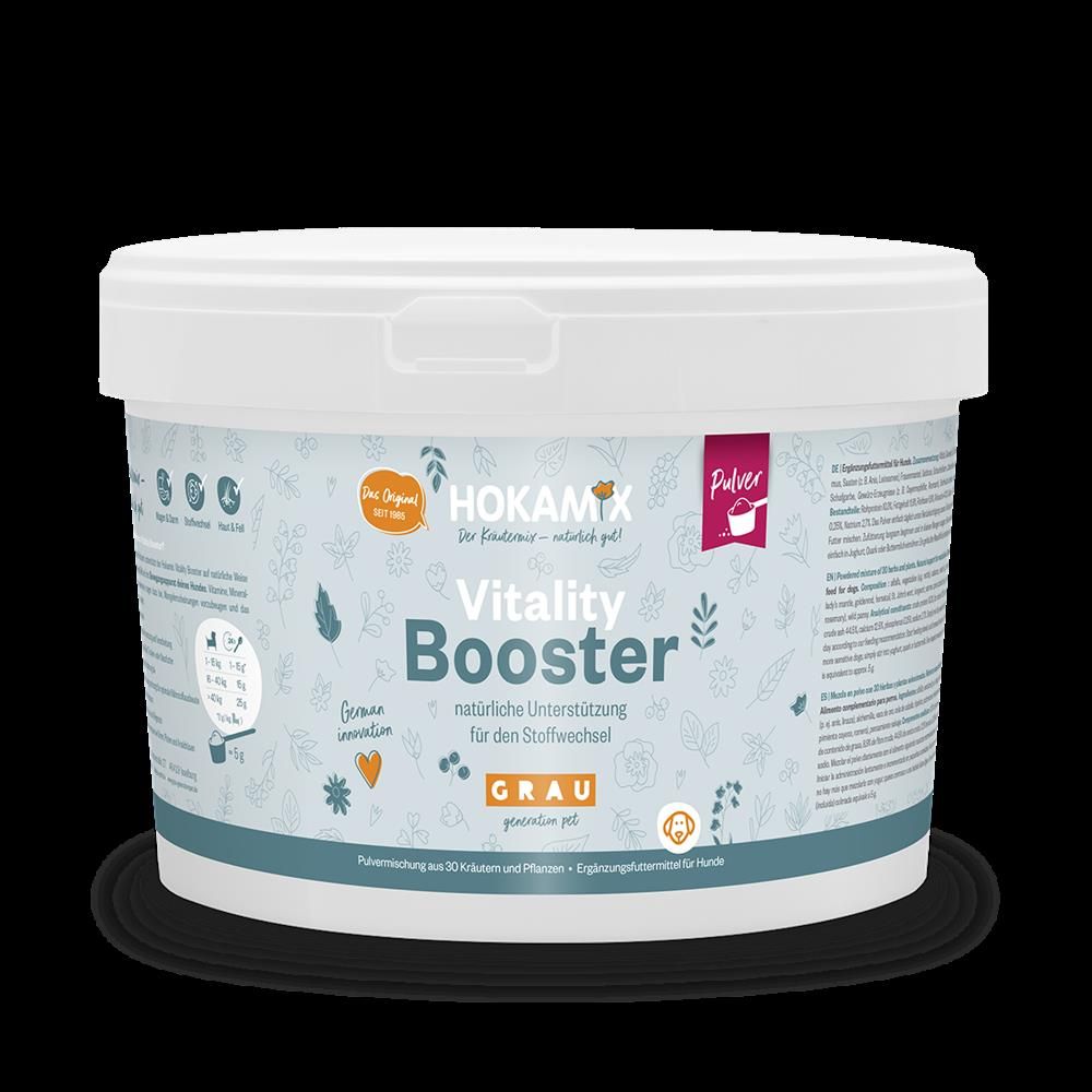 Grau Hund Hokamix Vitality Booster Pulver | 2,5 kg