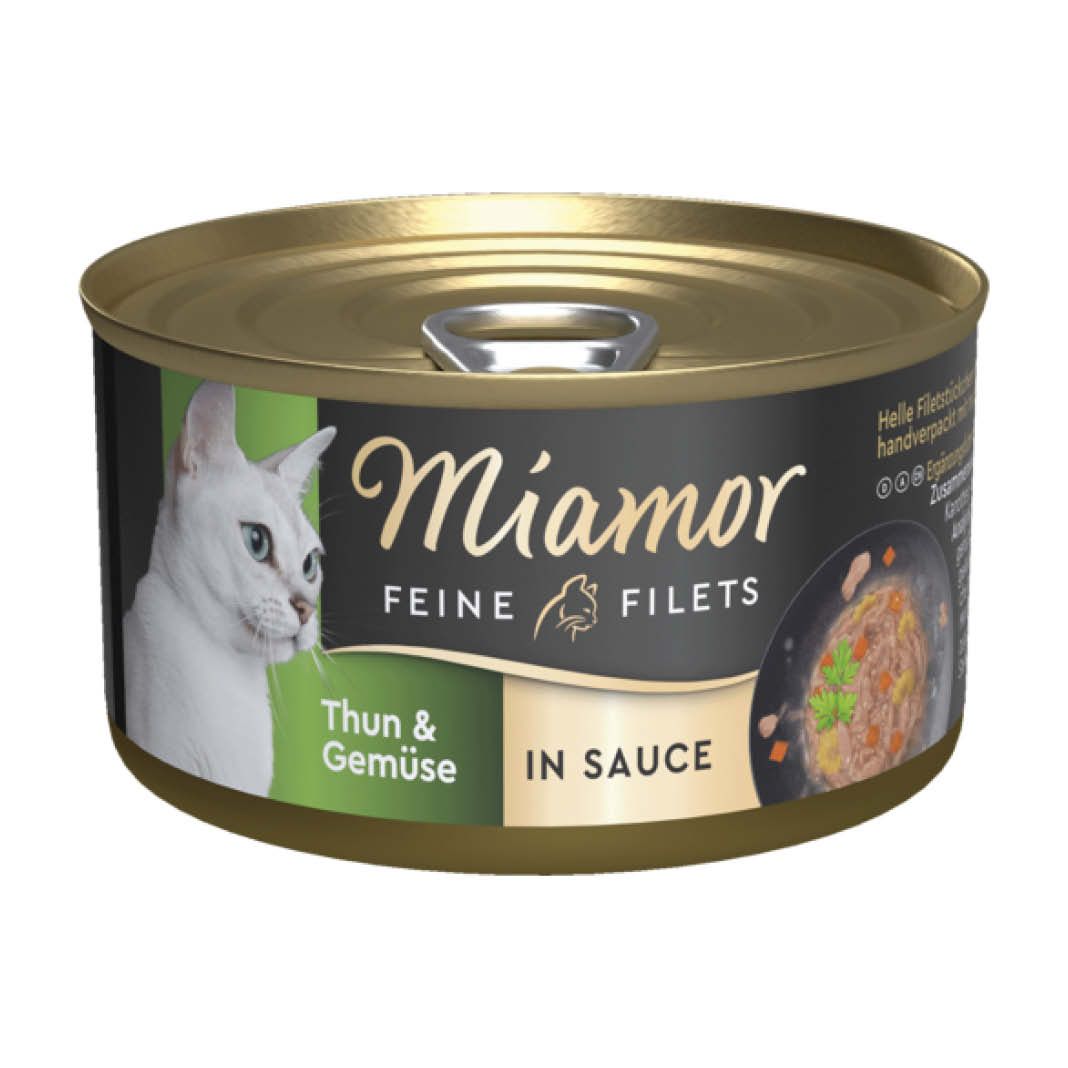 Miamor Feine Filets in Sauce Thun & Gemüse | 24 x 85 g