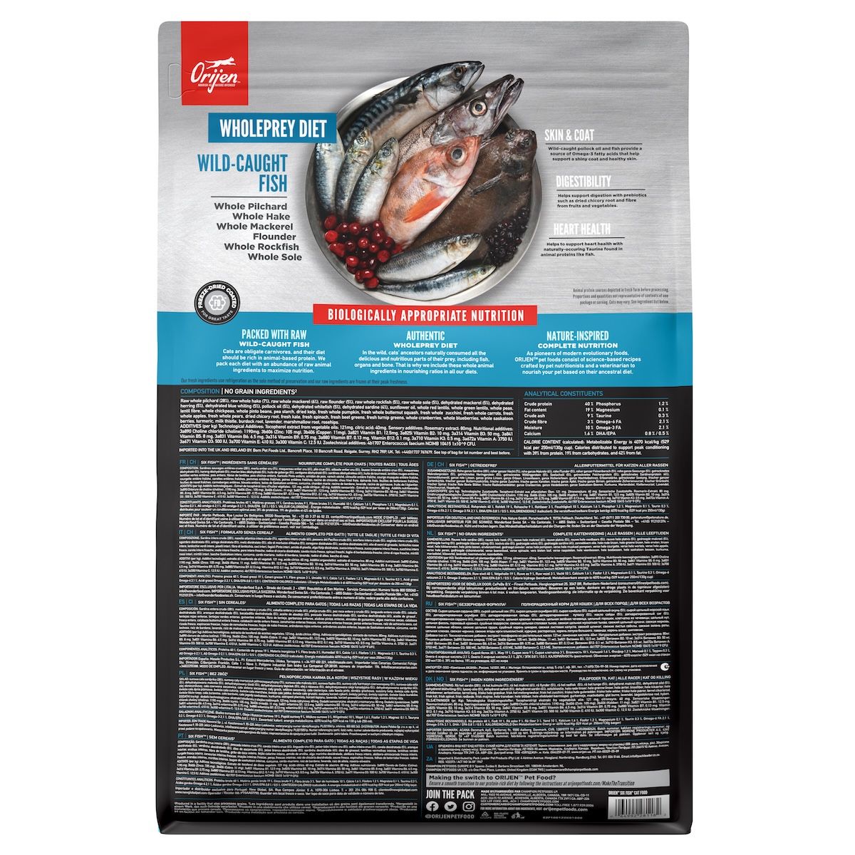 Orijen Cat Six Fish | 2 x 1,8 kg