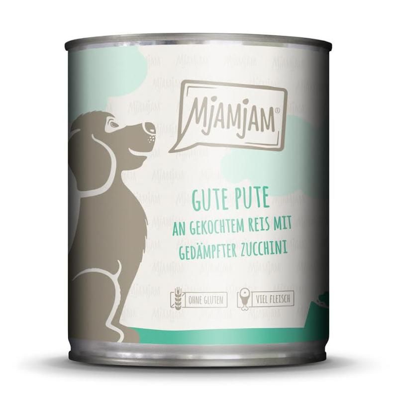 MjAMjAM Dog - Junior - Saftiges Hühnchen mit Ei | 6 x 800 g