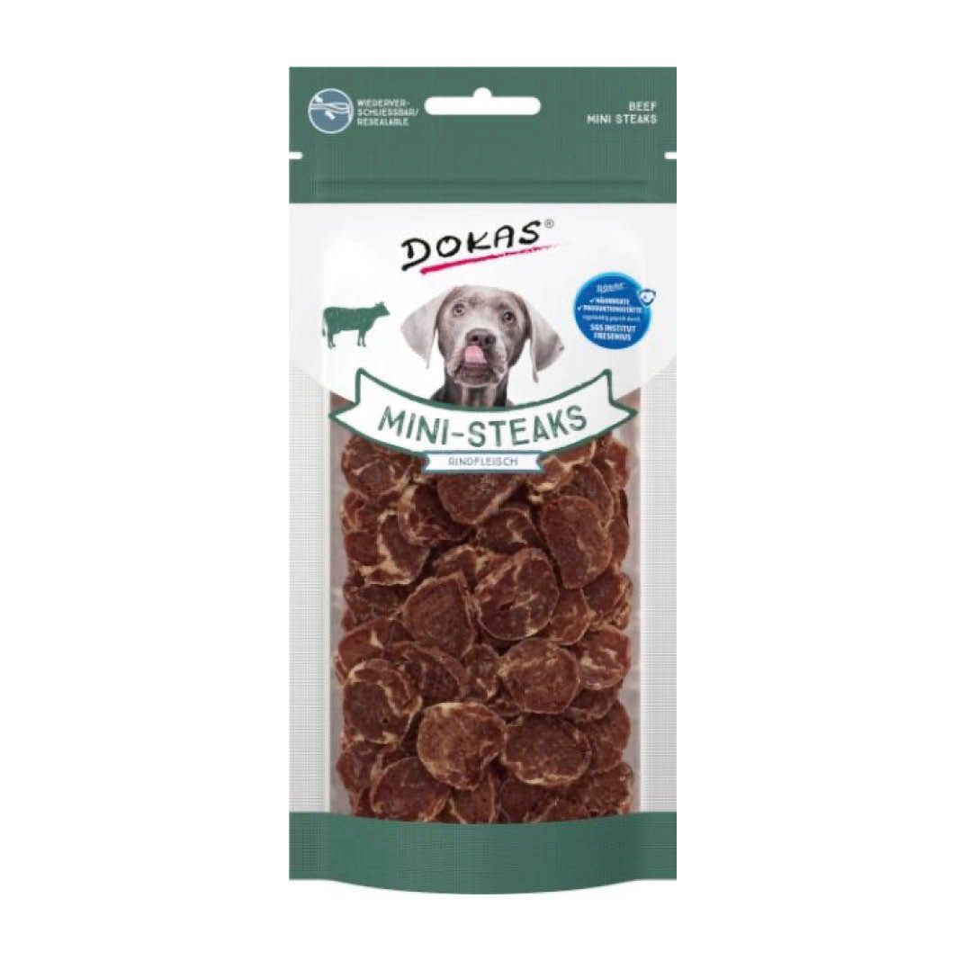 Dokas Mini Steaks Rindfleisch | 12 x 50 g