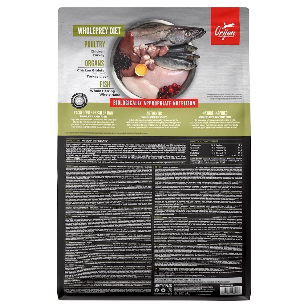 Orijen Dog Senior | 2 x 6 kg