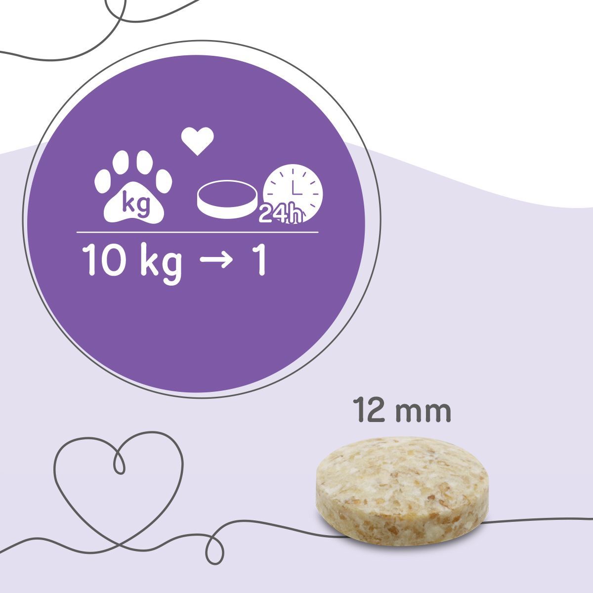 Grau Hund & Katze Knoblauch Tabletten | 200 Stück