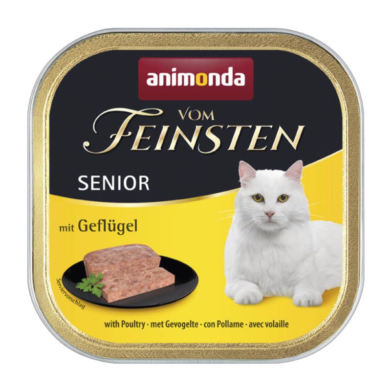 animonda Vom Feinsten - Schale - Senior - mit Geflügel | 32 x 100 g