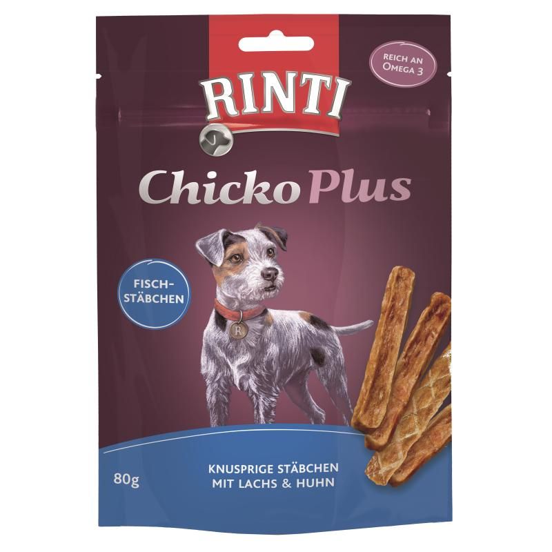 Rinti Extra Chicko Plus Fischstäbchen (Lachs & Huhn) | 80 g