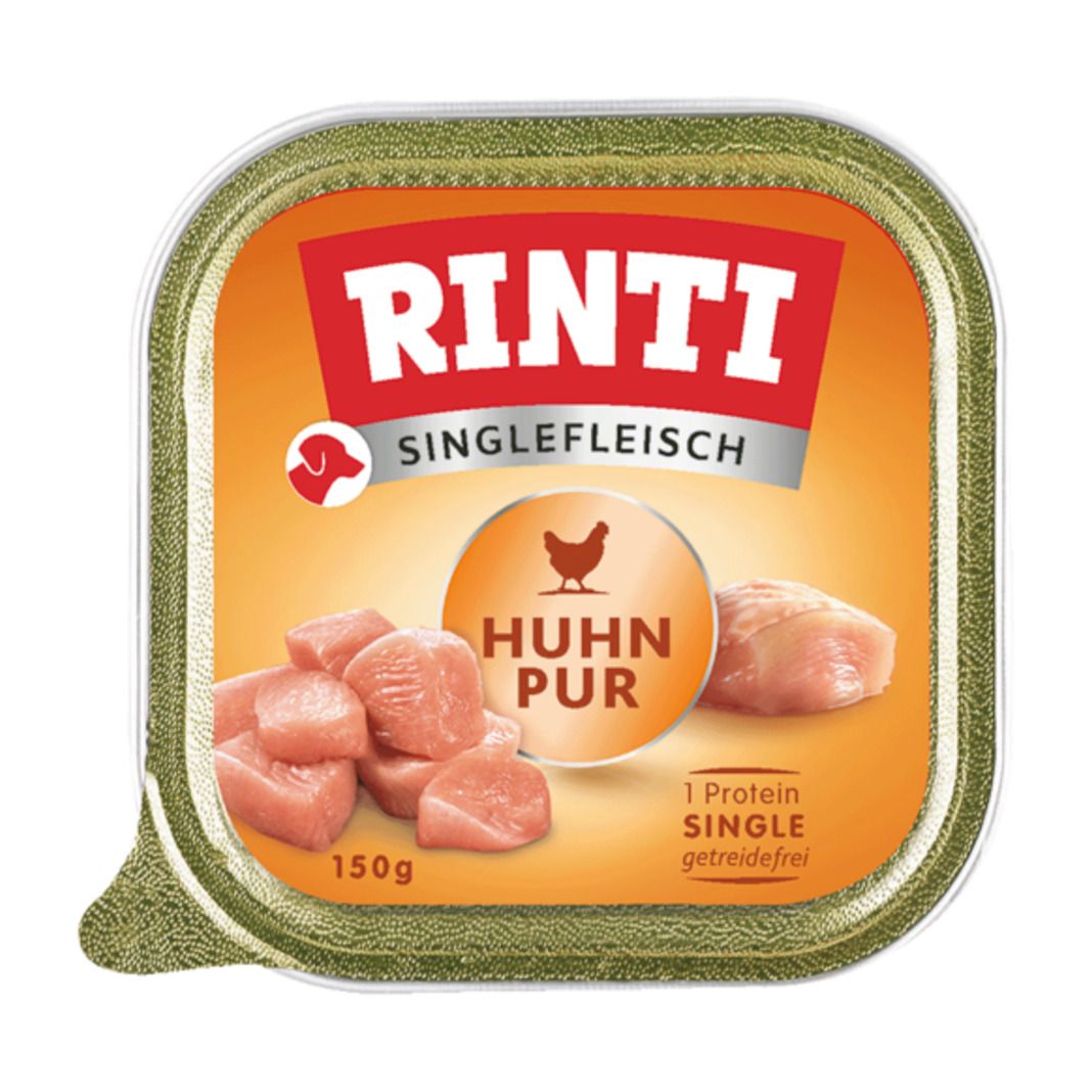 Rinti Singlefleisch Pur Huhn Schale | 10 x 150 g
