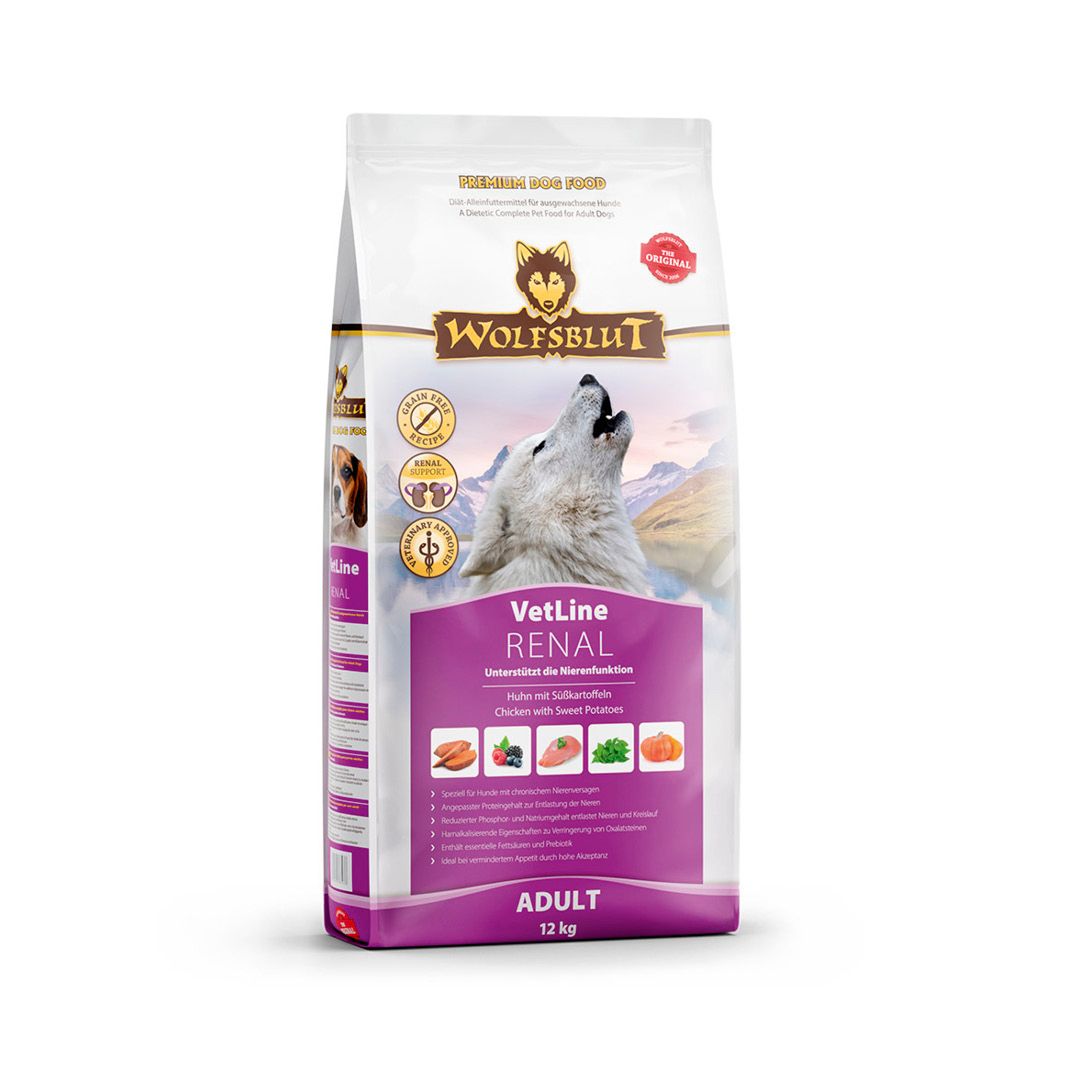 Wolfsblut VetLine Trockenfutter Renal | 2 x 12 kg