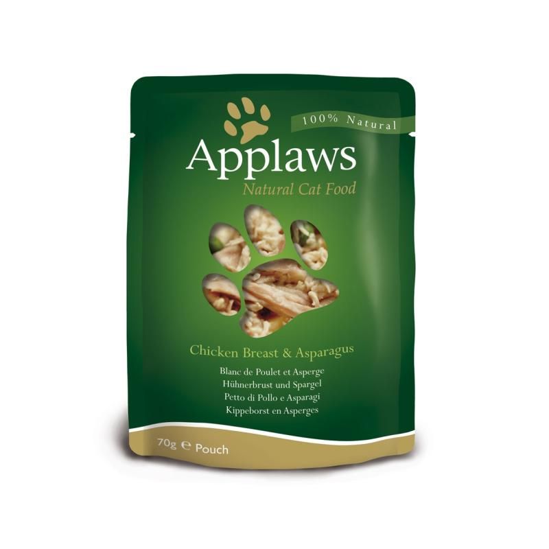 Applaws Pouch Hühnerbrust & Spargel | 12 x 70 g