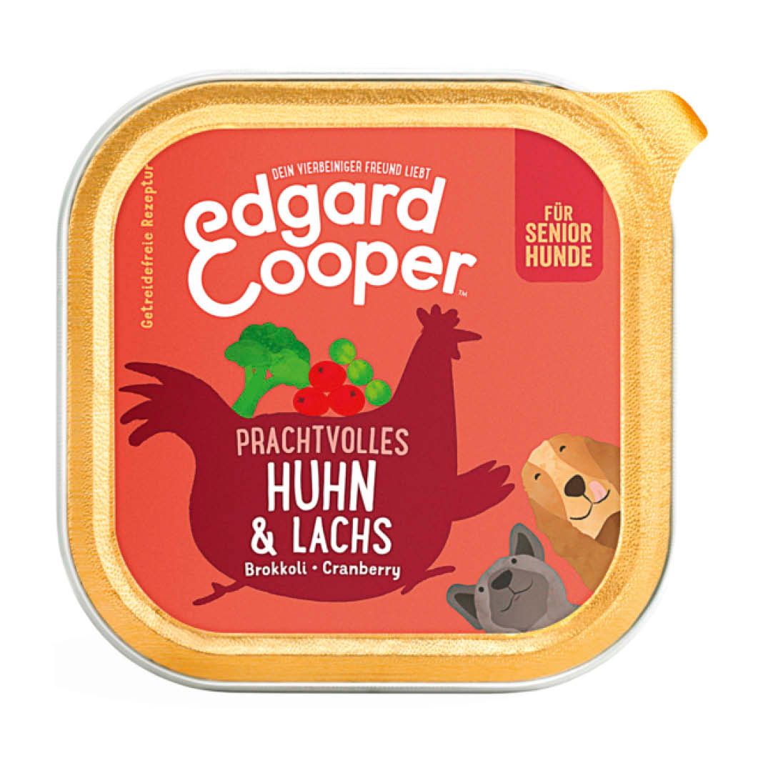 Edgard & Cooper Senior - Huhn & Lachs mit Brokkoli | 11 x 150 g