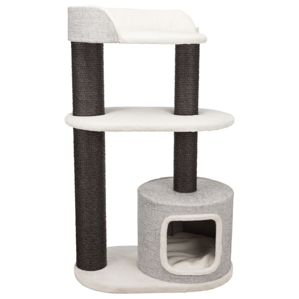 TRIXIE Kratzbaum XXL Cara, wei/grau | 128 cm | trix0501