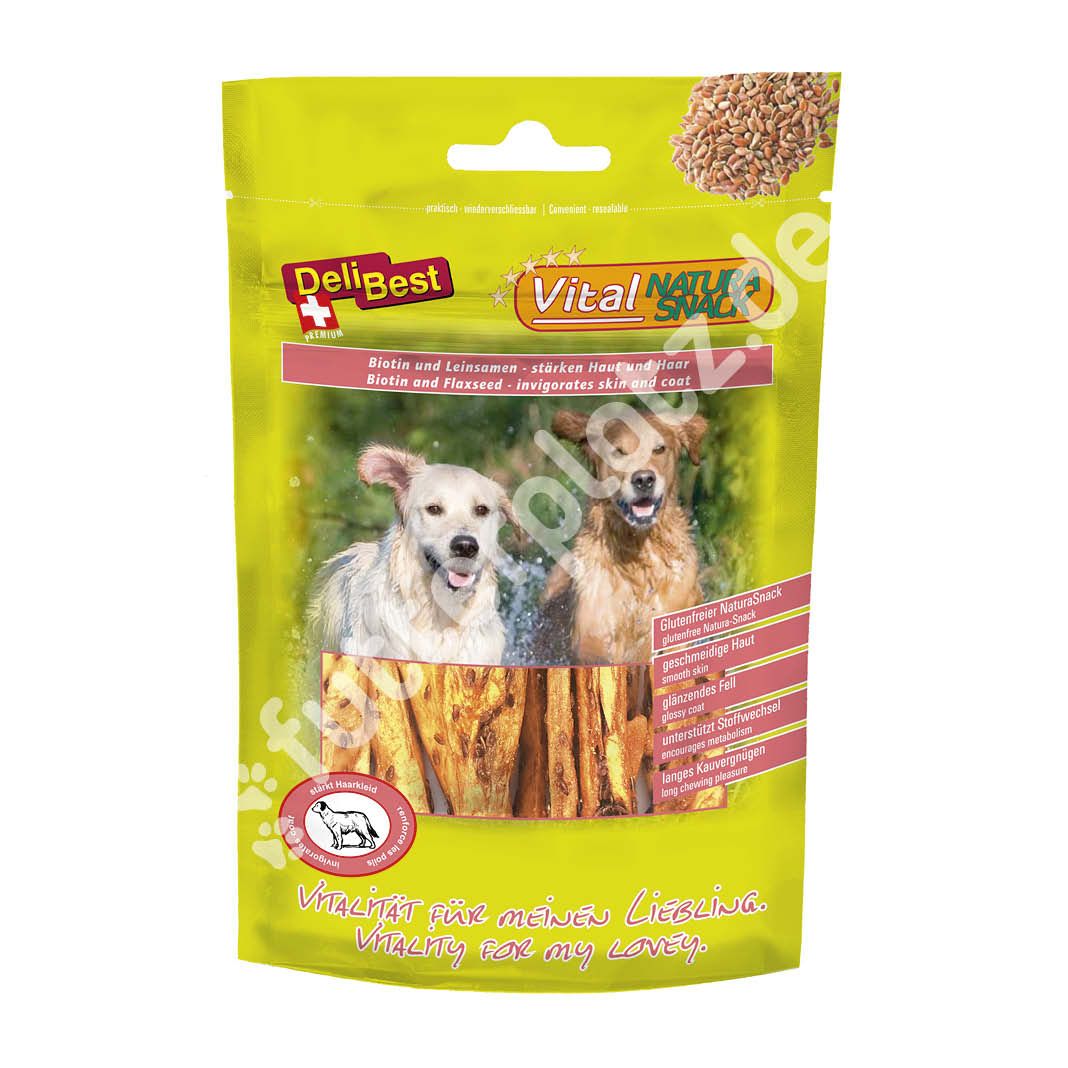 DeliBest Vital Natura Snack - Biotin & Leinsamen