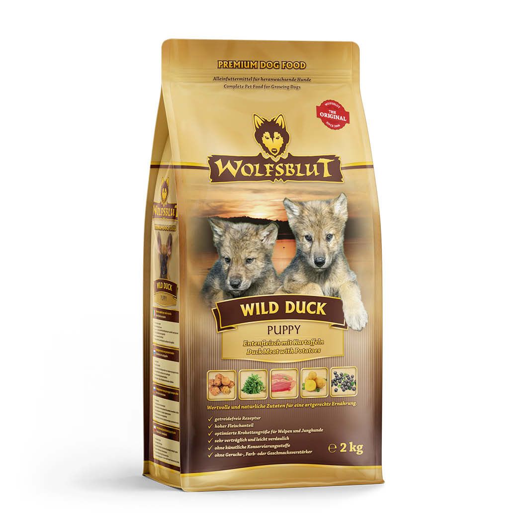Wolfsblut Wild Duck Puppy - Ente mit Kartoffel | 2 kg