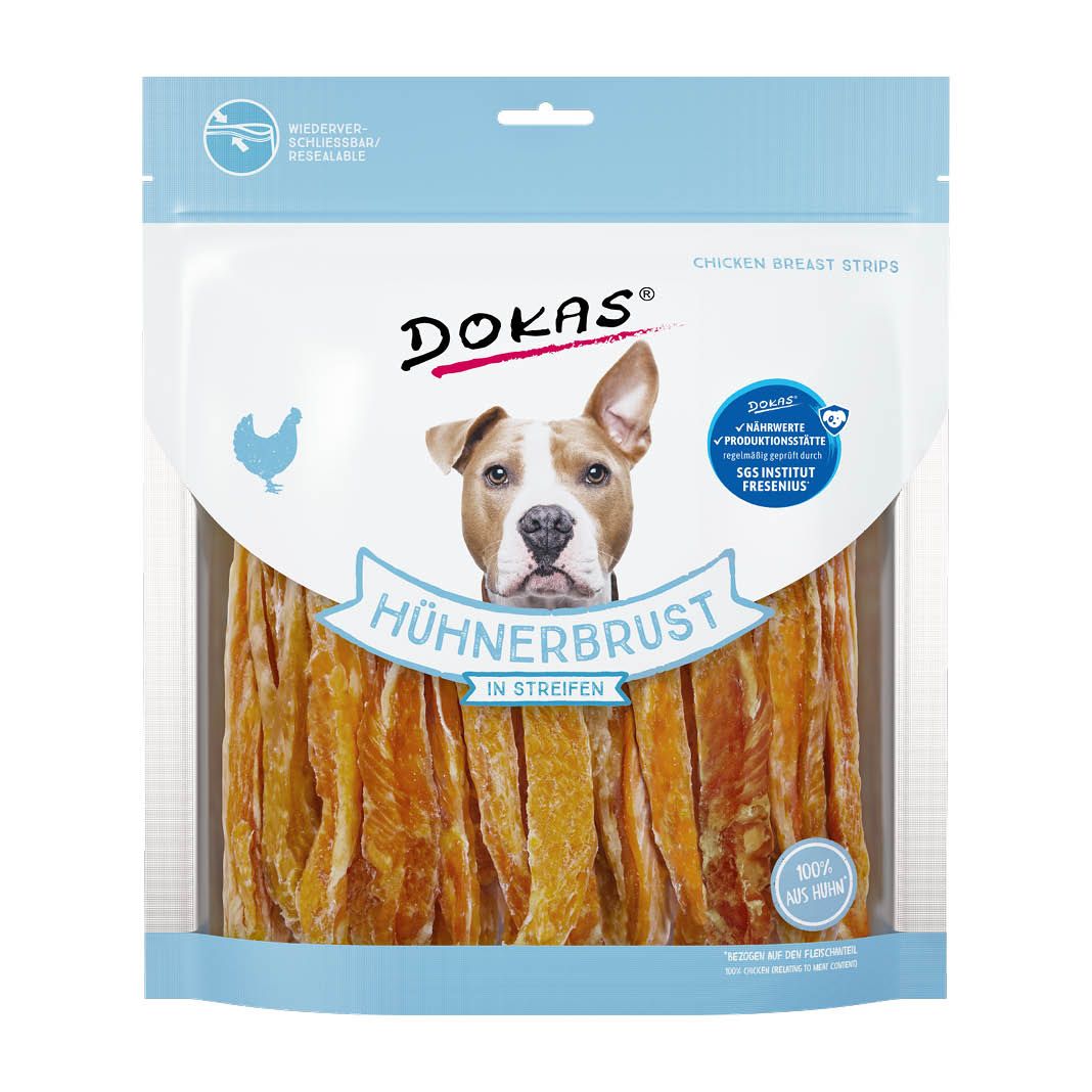 Dokas Hühnerbrust in Streifen | 5 x 500 g