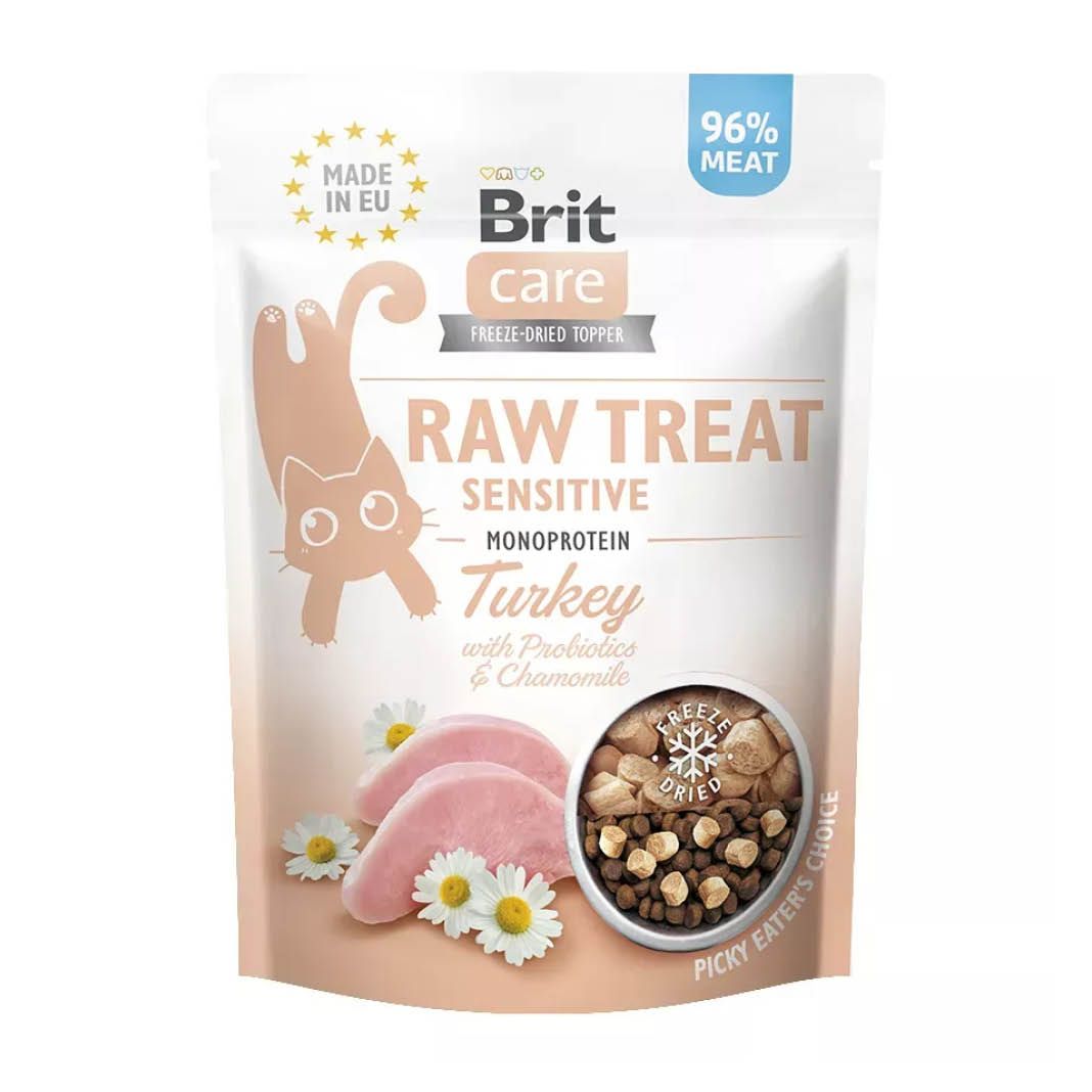 Brit Care - Cat - Raw Treat - Sensitive | 10 x 40 g