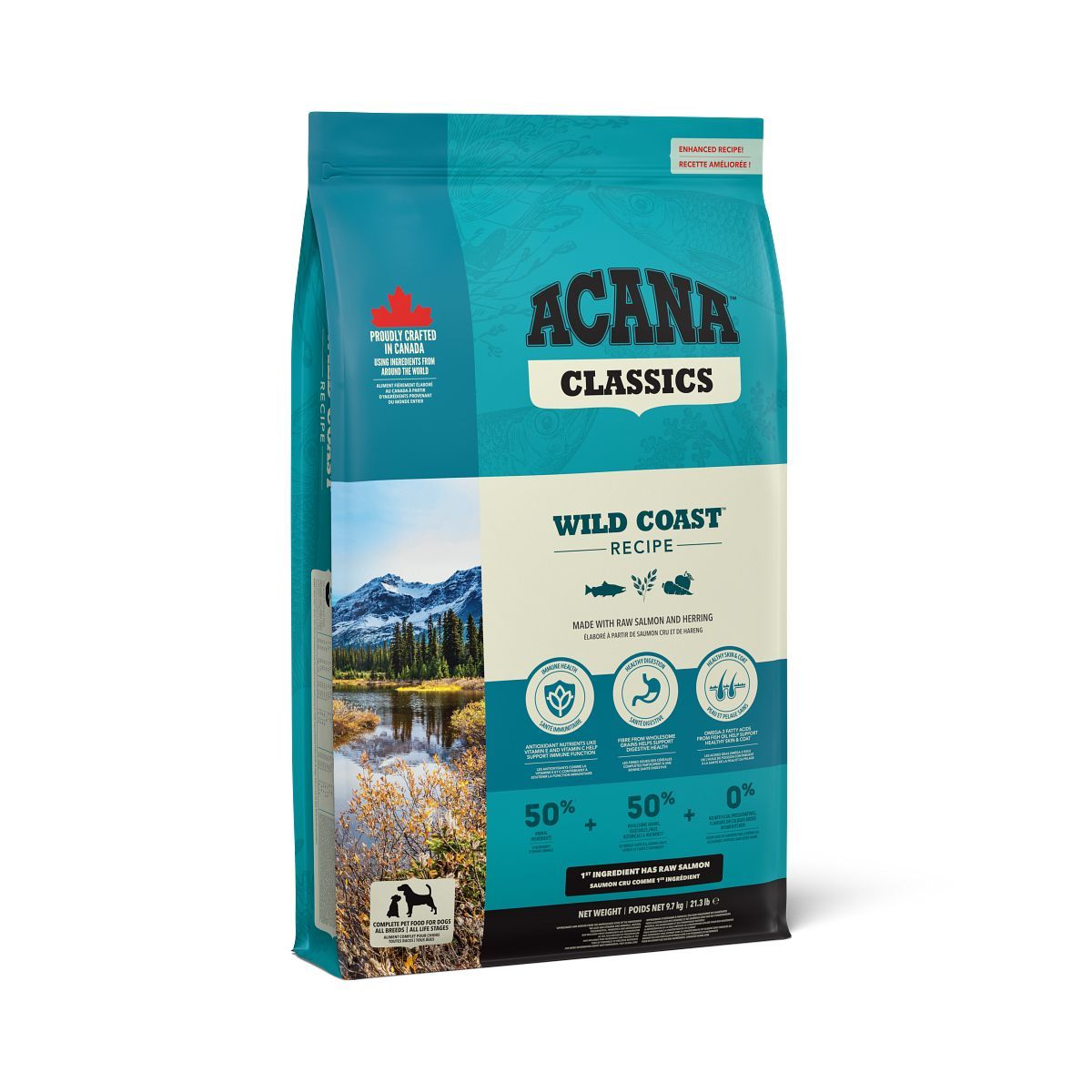 Acana Dog Classics Wild Coast Recipe | 2 x 9,7 kg