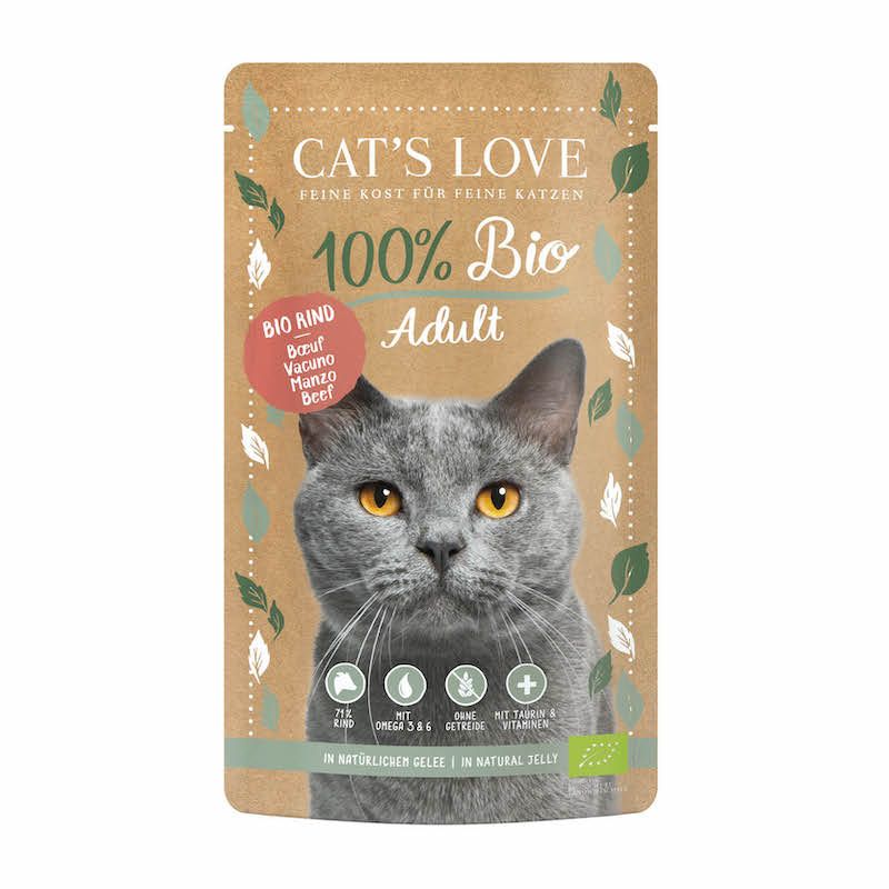 CAT'S LOVE ADULT BIO Huhn | 6 x 100 g